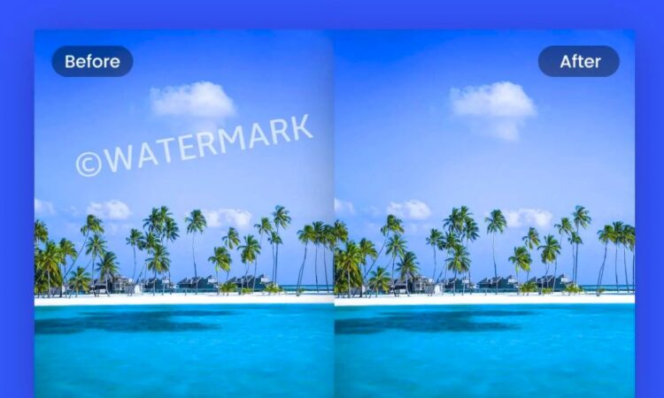 remove watermark with AI